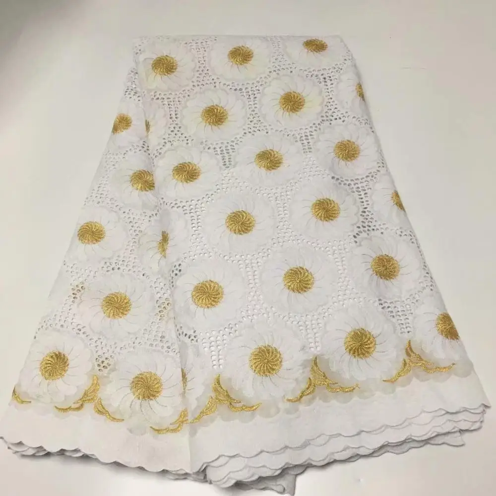 Швейцарская вуаль кружева в швейцарском стиле высокого качества tissu Африканский хлопок сухое кружево последняя ткань из Дубая нигерийское кружево для женщин 5 ярдов