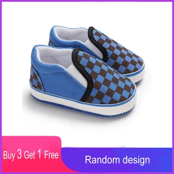 

Spring Children's Shallow Canvas Lattice First Walkers Casual Soft Boys Girls Moccasin Loafers Newborn Infant Kids Toddler Shoes