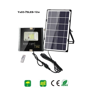 

solar light lamp floodlight Powered Fence Garden Path Outdoor Waterproof Night for driveway Patio Emergency indoor remote timer