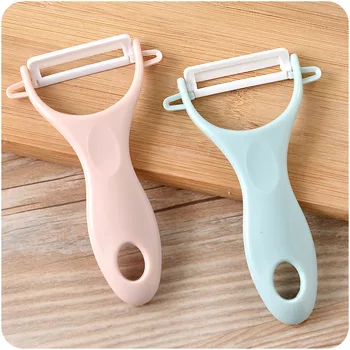 

Nordic color ceramic peeling knife a965 kitchen multifunctional PP fruit peeler wholesale