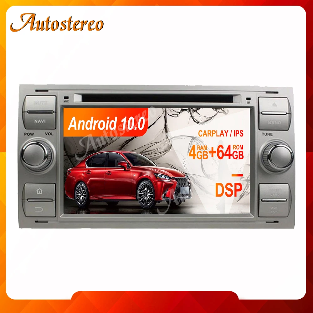 Dsp Android 10.0 Px5/Px6 Car Cd Lettore Dvd Mappa Gps Navigazione Per Ford 2006 Car Multimedia Player Unità Principale Auto Radio Cruscotto