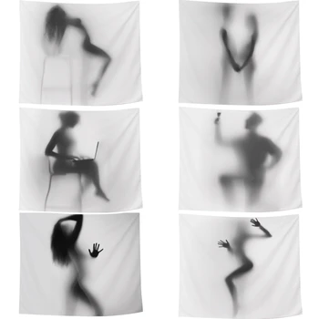 

Shadow Series Print Wall Hanging Tapestry Polyester Blanket Background Cloth Art Home Decoration