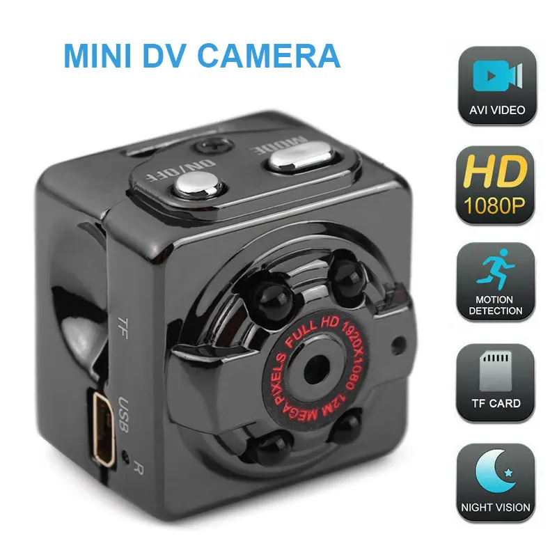 SQ8 Смарт HD маленькая мини DV камера ночного видения микро камера HD 1080P микро уличная камера Спорт Видео HD камера цифровой рекордер
