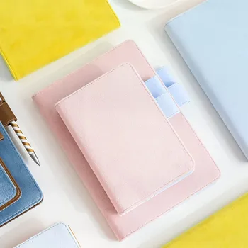 

2020 Sharkbang A5 A6 Kawaii Flannel Loose Leaf Diary Notebook Planner Bullet Journal Monthly Note Book Office Agenda Stationery