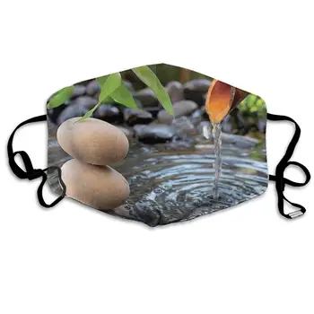 

Personality Anti Dust Mouth Face Masks - with Adjustable Straps Reusable Washable - Fashion for Cycling for Men Women Zen