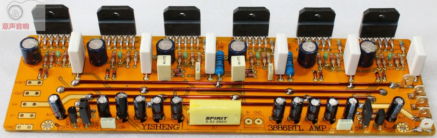 Una Coppia Di Assemblaggi Lm3886 Amp Board Base Su Scheda Amplificatore Hi-Fi Di Mugland Amp 360W + 360W