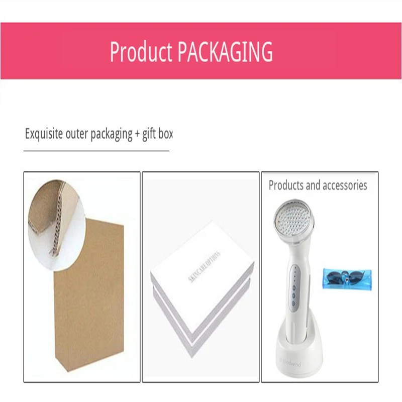 LED Freckle Photon Skin Rejuvenation Device IPL Acne Face Care Tools Nano Repair Acne Muscle Skin Beauty Instrument Care Machine