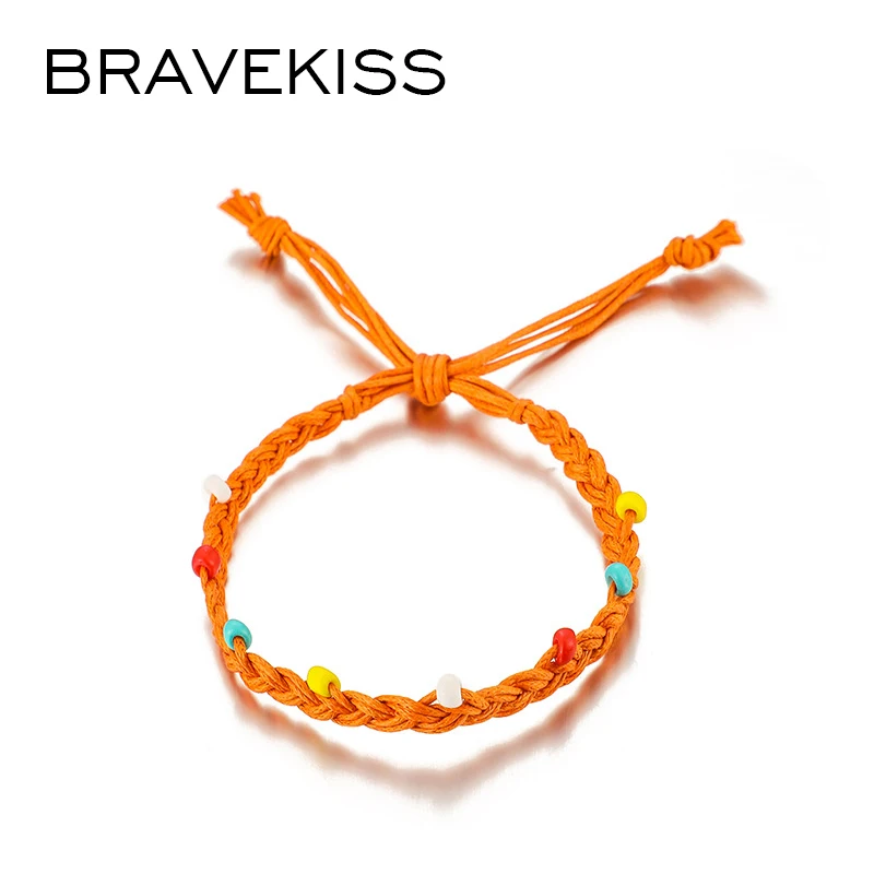 BRAVEKISS браслеты дружбы Vsco, набор для девочек, ручная работа, ромашки, браслеты, Boho Femme, аксессуары, браслеты, PB0497