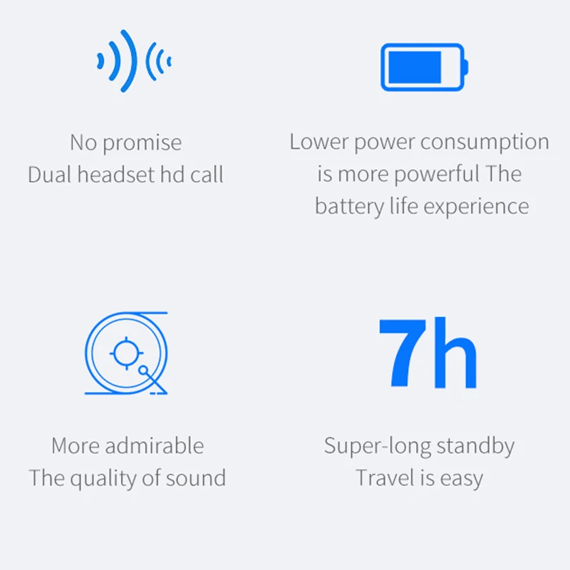 TWS V5 Bluetooth 5,0, бинауральные наушники для звонков, настоящие беспроводные наушники, водонепроницаемые, с шумоподавлением, Спортивная гарнитура с зарядным устройством