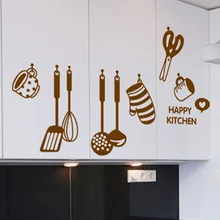 Три поколения наклейки на стену для кухни наклейки на стену AY6017 прозрачный может перемещать ПВХ наклейки на стену, плакат A142