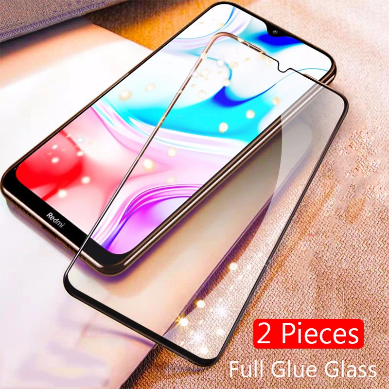 Lainergie для Xiaomi Redmi 8 закаленное стекло Полный клей 9H ударопрочный экран протектор 8A