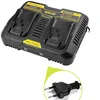 Hot double charging postion with Dual USB Port DCB102 Li-ion Battery charger For DeWalt 12V 14.4V 18V 20V DCB200 DCB201 fast ► Photo 2/6