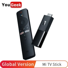 Глобальная версия Xiaomi Mi TV Stick Android TV 9,0 четырехъядерный 1080P Dolby DTS HD Двойное декодирование 1 ГБ ОЗУ 8 Гб Google Assistant Netflix
