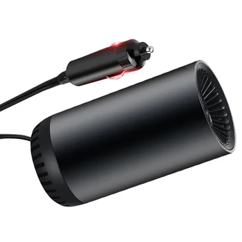 

12V Portable Car Heater and Cooler 2 in 1 Mini Fast Heating Front Windshield Defogger Defroster Cigarette-Lighter