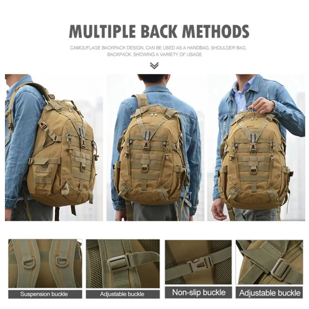 

Military Backpack Backpack Tactical Hunting Outdoors Oxford 900D Encryption BL075 Camping Bag Cycling Bag