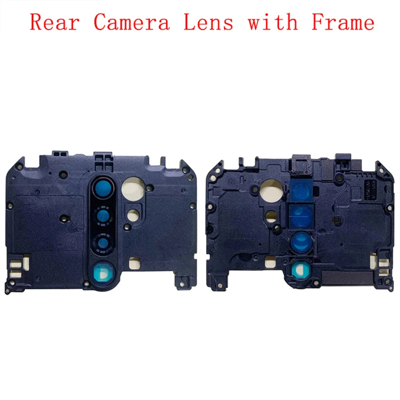 Rear Back Camera Lens Glass with Frame Holder For Xiaomi Redmi 9 Camera Frame Repair Spare Replacement Parts micro lens for phone