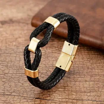 Alternative view of Franklin Leather Bracelet