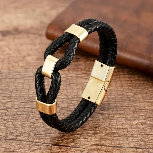 Franklin Leather Bracelet - Image 2