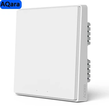 

Aqara D1 Smart Wall Switch 1/2/3 Button Wire WireLess No Neutral Remote Control Zigbee Works with Homekit Mi Mijia Home APP