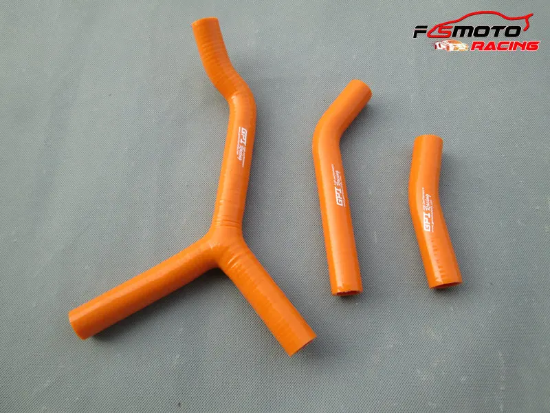 Комплект силиконовых шлангов радиатора для KTM250SX KTM 250SX 03 04 05 06 - Цвет: orange