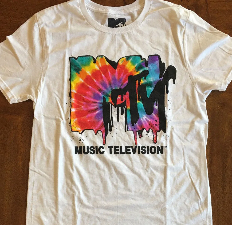 Новинка Mtv Music Television Мужская футболка размеров Rock S 3Xl Оригинальная летняя