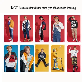 

NCT 2019 Official Desk Calendar With The Self-made Roll-up Stand Licensing Special Code To Send Bracket Photocard Dropshipping