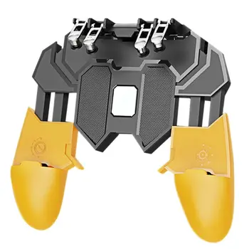 

Mobile Phone Game Controller for PUBG with 6 Fingers Trigger Joystick Gamepad M0XB