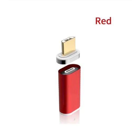 Sindvor Магнитный Micro USB мобильный телефон адаптер для Android микроустройства зарядное устройство данных Магнитный адаптер для samsung Xiaomi huawei - Цвет: red