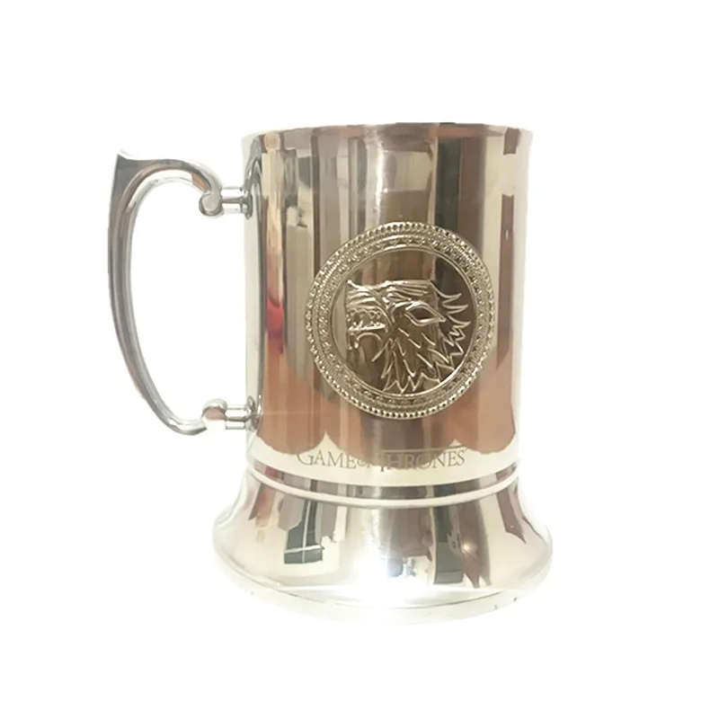 

Game of Thrones Coffee Mugs 304 Stainless Steel Cups and Mugs Large Capacity Drinkware