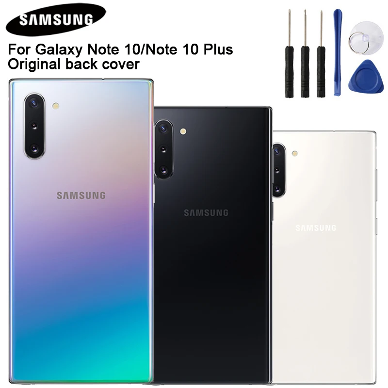 Задняя крышка samsung для samsung Galaxy Note 10 Note10+ Note10 Note Plus, чехол для телефона, стеклянный корпус, чехол+ Инструменты