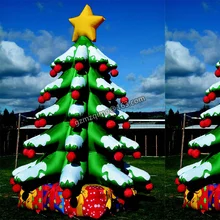 6/8mH наружная гигантская надувная Рождественская елка для Прокат, китайский поставщик, дизайн, надувная Декоративная елка для Рождества
