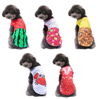 

Cute Puppy Dog Shirt Vest Pet Thirt Dog Clothes Summer for Small Dogs Chihuahua Yorkshire Maltese Pets Clothing Cat Outfit