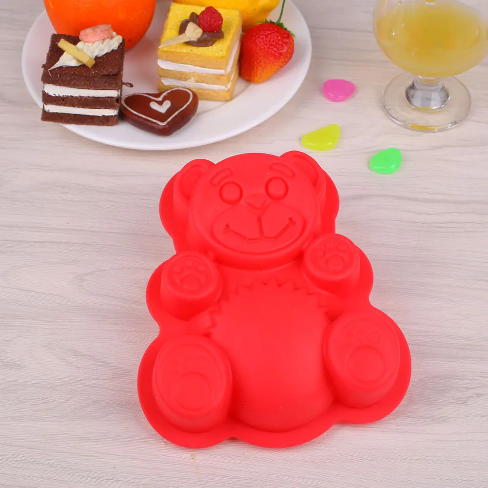 1 шт DIY Мишка Силиконовые формы для торта выпечки инструмент для украшения торта