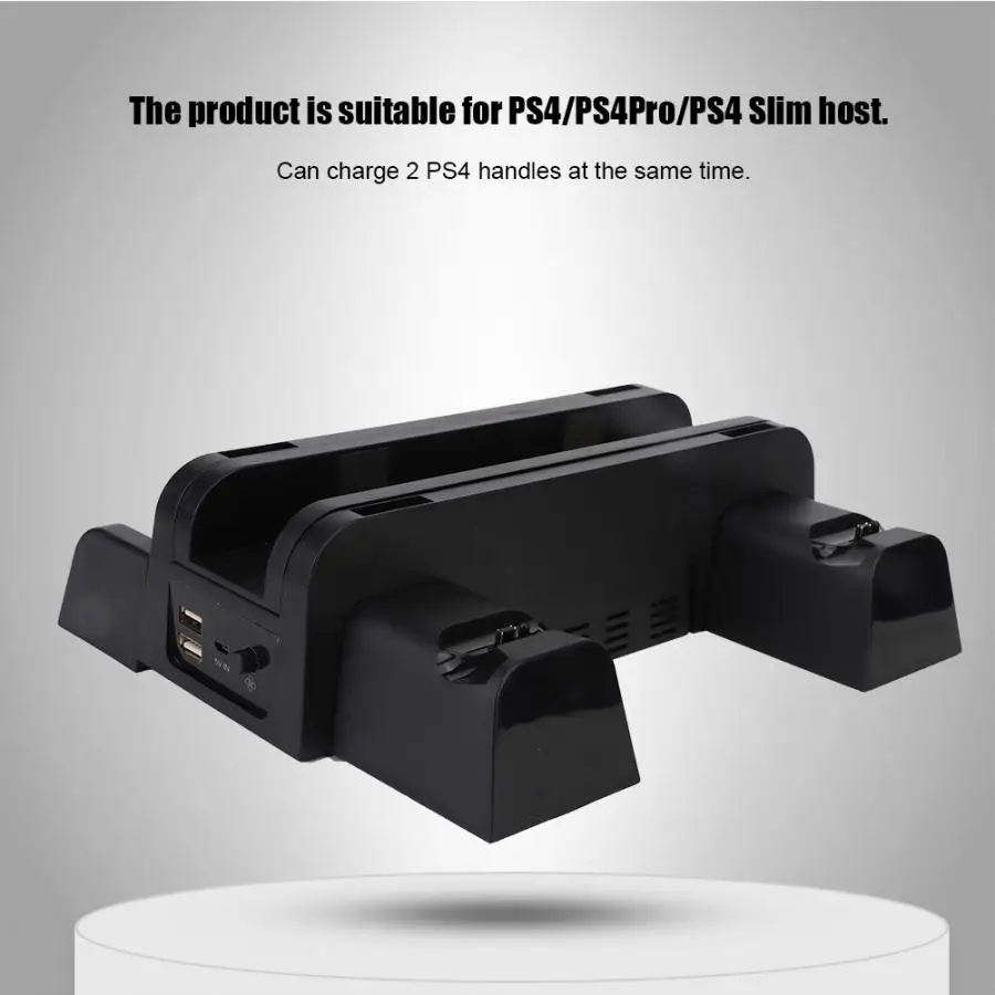 Многофункциональная подставка для охлаждения хоста для PS4/SLIM/PRO с 3 вентиляторами охлаждения