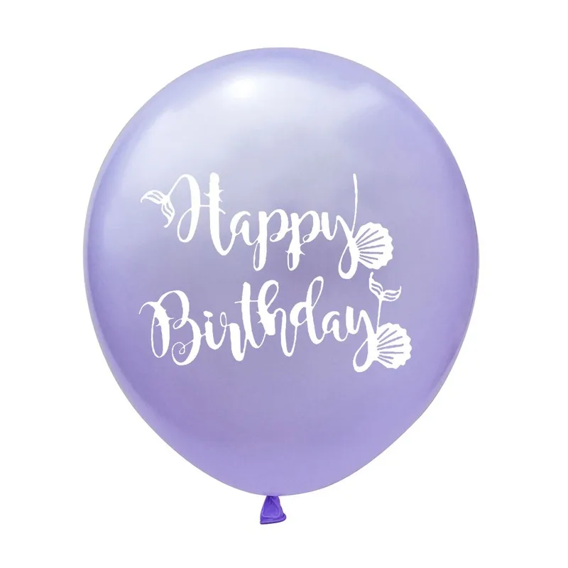 Воздушные шары на день рождения anniversaire 16 дюймов Русалка С Днем Рождения Украшения для вечеринки взрослых/детей латексные шары DIY вечерние принадлежности