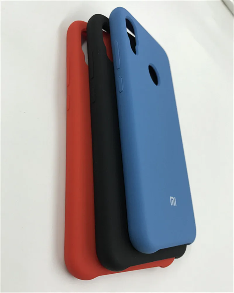 Оригинальный Xiaomi Redmi Note 7 Pro шелковистый мягкий жидкий силиконовый защитный чехол