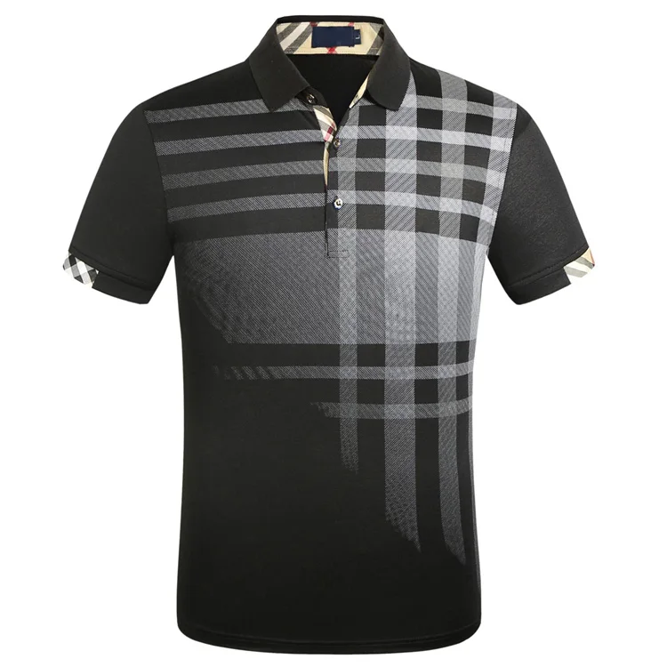 Polo de algodón de manga corta para hombre, de talla grande m-3xl Camiseta deportiva, novedad