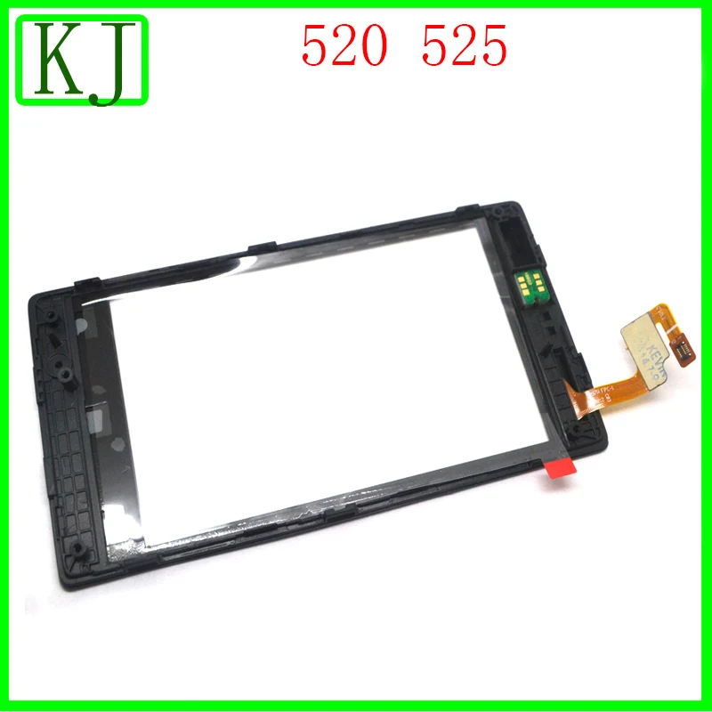Для Nokia Lumia 520 n520 525 4,0 ''сенсорный экран дигитайзер Переднее стекло сенсор с ЖК-рамкой для 520 сенсорная панель