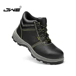 Steel Toe Work Safety Boot Man Warm Plush Winter Boots Anti-puncture Men Safety Shoes Men Winter Ankle Boots Security Shoes Male