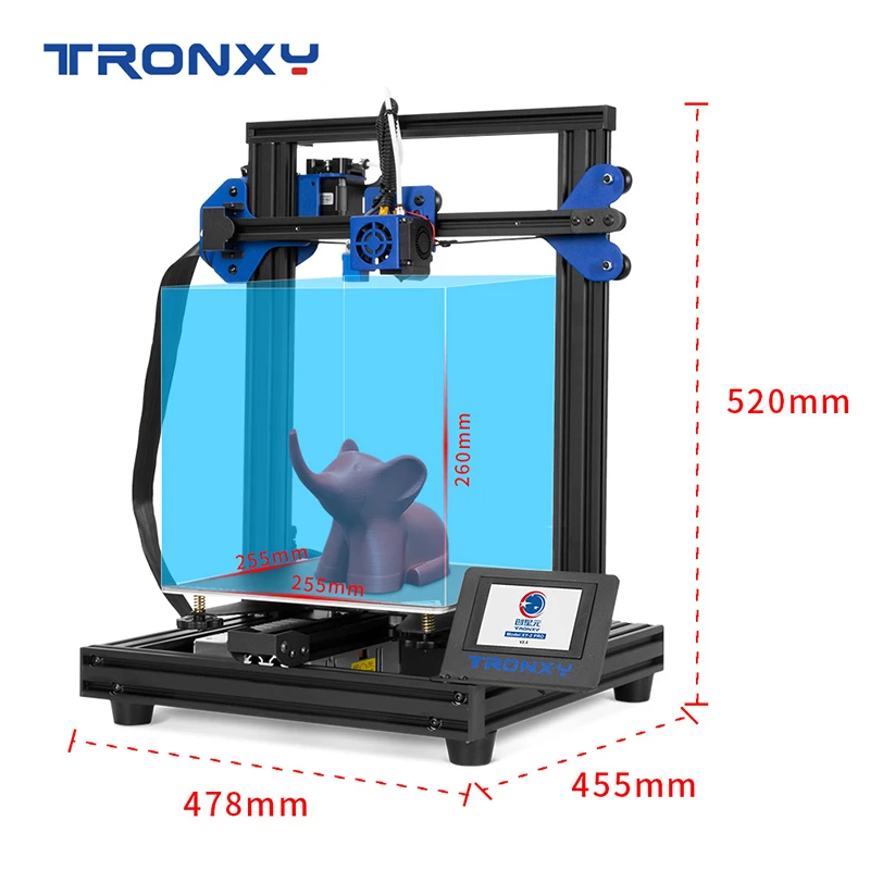 2020 Большая распродажа 3D принтер Tronxy XY 2 PRO с сенсорным экраном высокое качество