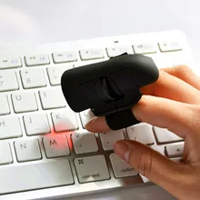 Мини пальчиковая мышь Беспроводная связь USB оптическое кольцо-Мышка для ноутбука PC SP99