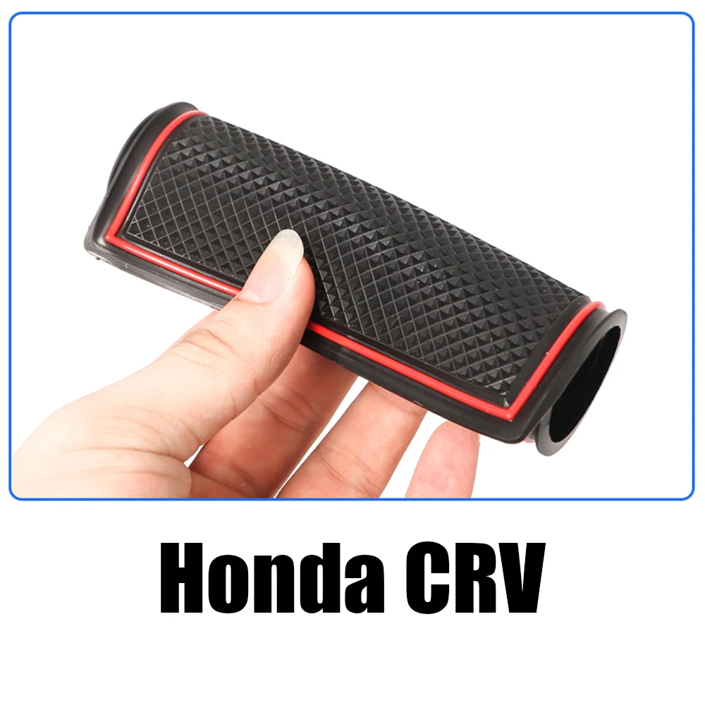 Противоскользящие ворота Слот коврик чашки резиновые колодки коврик для Honda CRV CR-V- аксессуары наклейки с логотипом светящиеся белый/черный красный