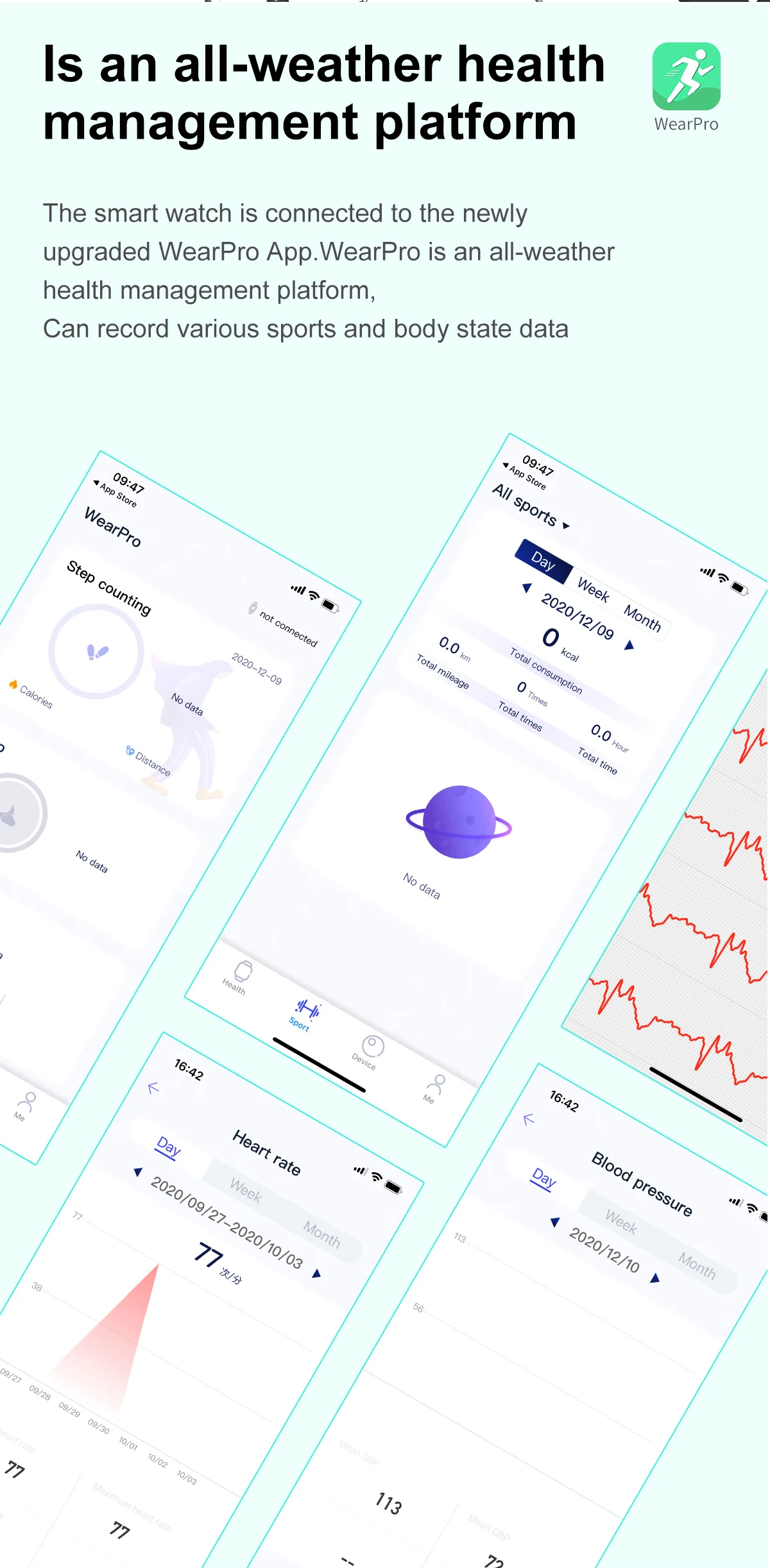 Novo relógio inteligente NFC masculino ECG +