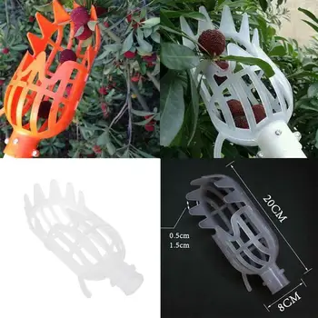 

1pc Plastic Fruit Picker Catcher Fruit Picking Tool Without Picking Farm Device Greenhouses Tool Handle Garden Garden M8R1
