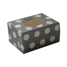 Заводская цена, переработанная на заказ складная крафт-бумага, упаковочная бумага для мыла, бумажная коробка с окном- PX1061