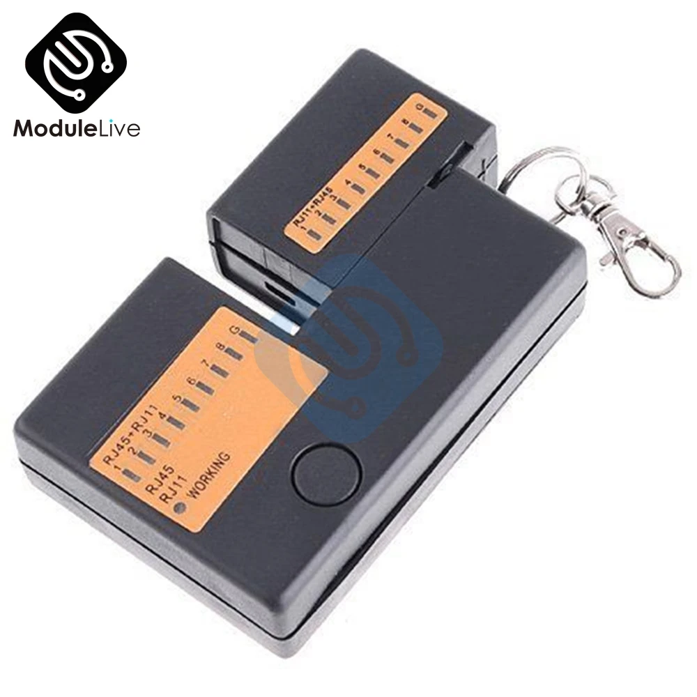 

Professional Super Mini Network LAN Cable Wire Tester Cat5 RJ11 RJ45 Tester