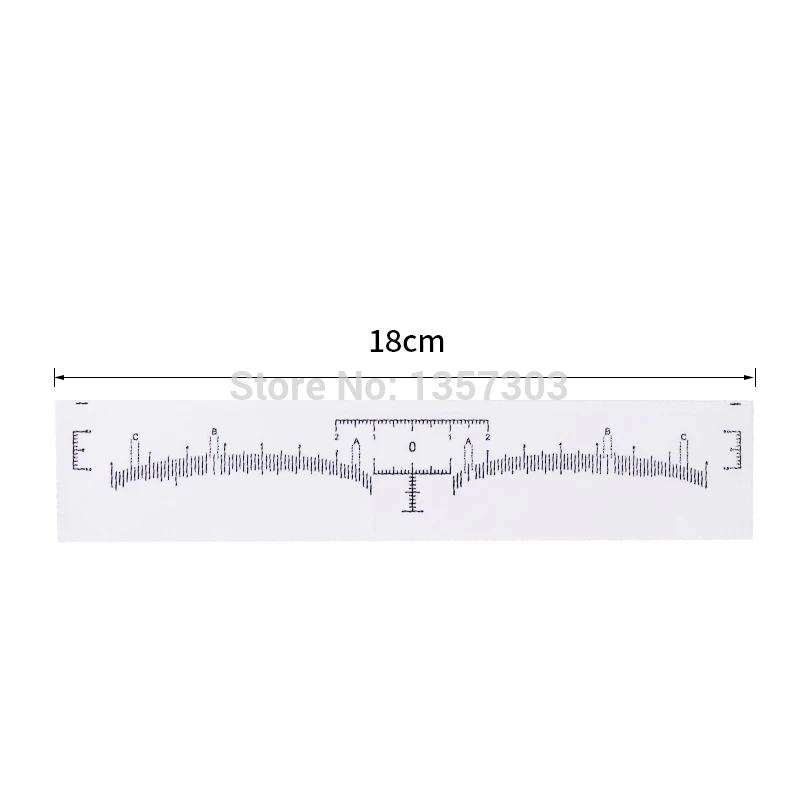 Новинка, 50 шт., линейка для бровей, наклейка, трафарет для ухода за бровями, формирователь, линейка, инструмент для измерения бровей, руководство для рисования бровей, карта, шаблон для бровей, сделай сам, макияж