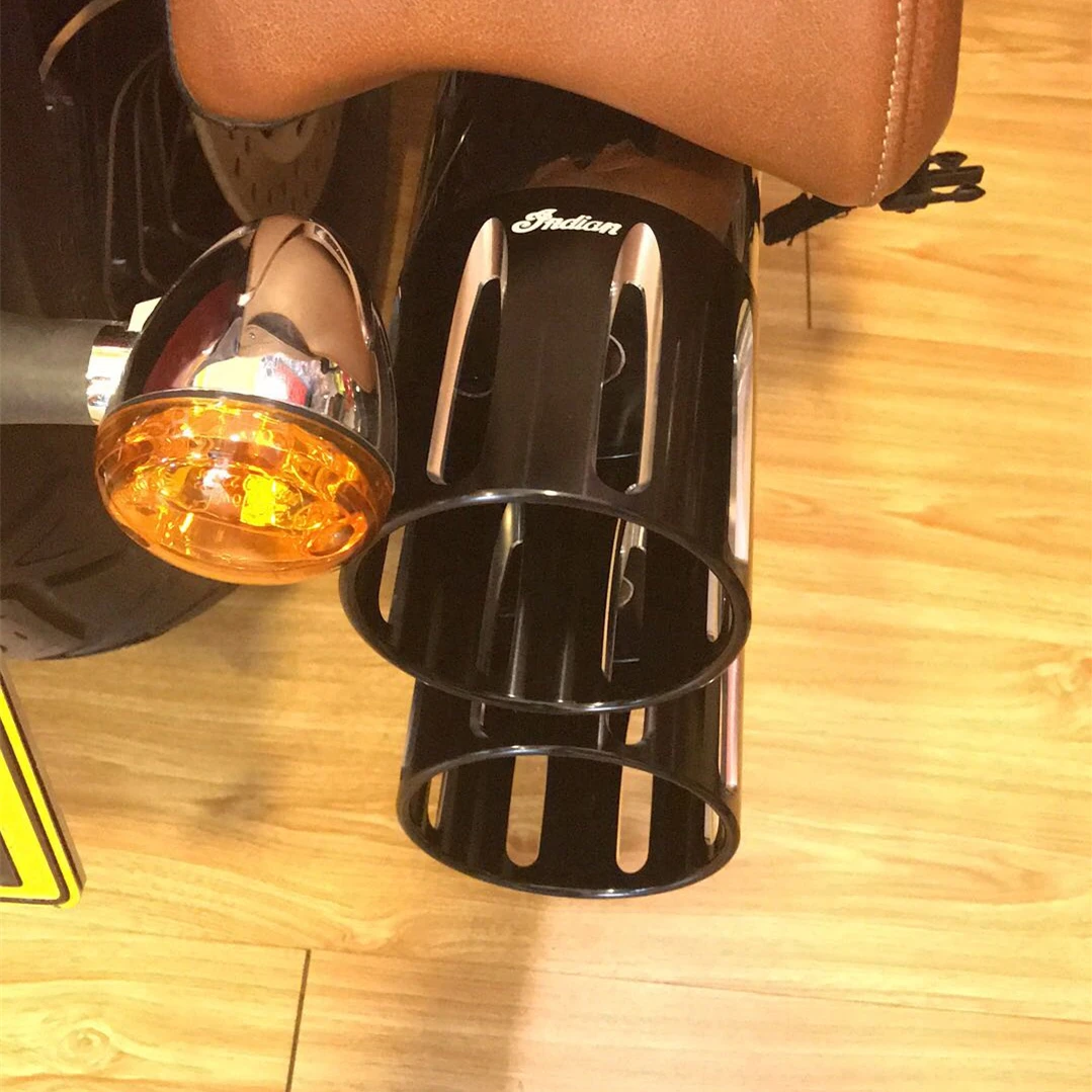 Для индийского вождя темная Лошадь Винтаж Roadmaster поплавок Скаут аксессуары для мотоциклов выхлопная декоративная крышка ЧПУ Алюминиевый сплав