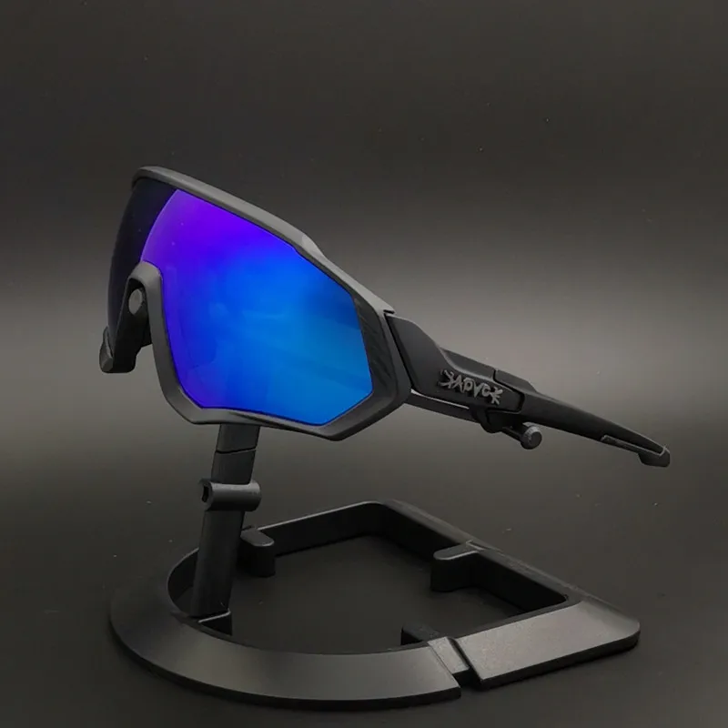 Новинка TR90, велосипедные солнцезащитные очки, mtb, поляризационные, спортивные, велосипедные очки, очки для велосипеда, горный велосипед, очки для мужчин/женщин, велосипедные очки - Цвет: XT9408-5 BBlue