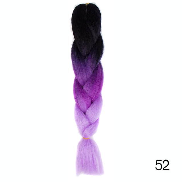 YXHAIR 100g 48 Inch Synthetic Jumbo Box Braids Expression Crochet Hair Extension for Women Pre Stretched Yaki Ombre C13